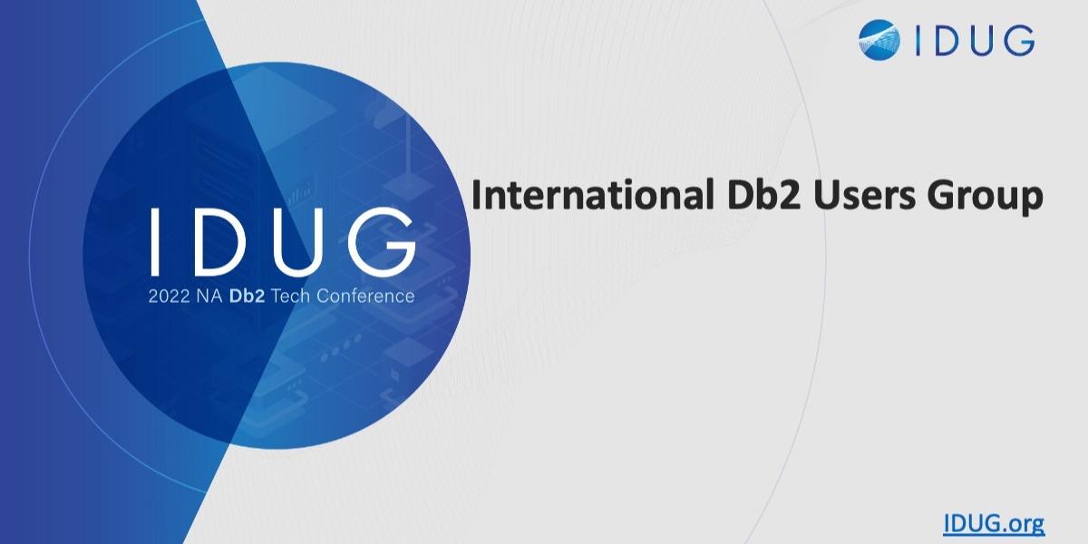 Image of IDUG NA Db2 Tech Conference