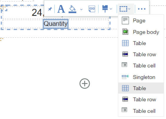 Automatic table creation