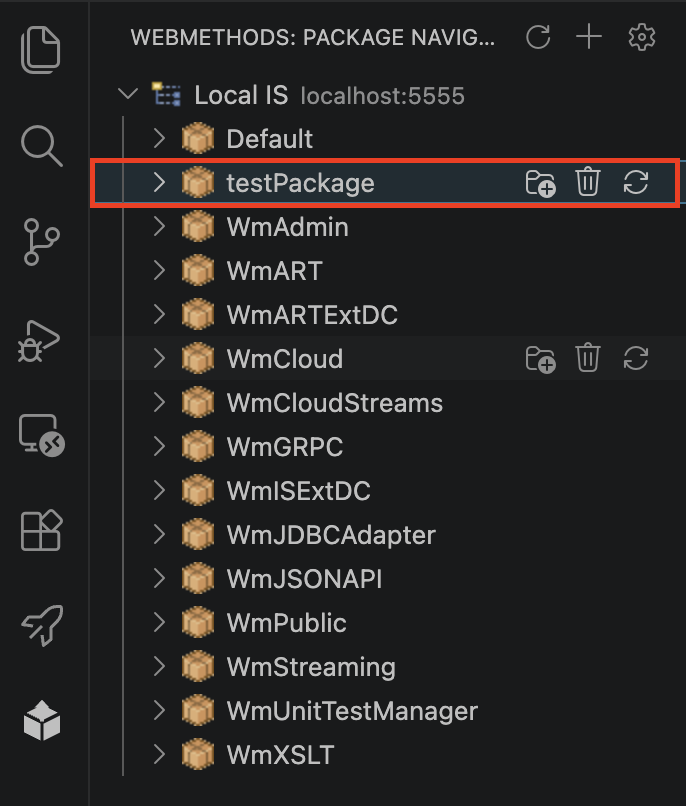 Complete testPackage