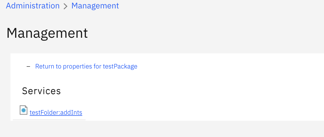 Integration Server Confirmation
