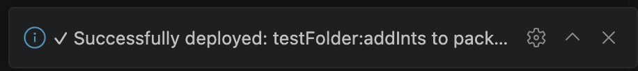 Successful Service Deploy