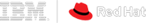IBM and Red Hat logos